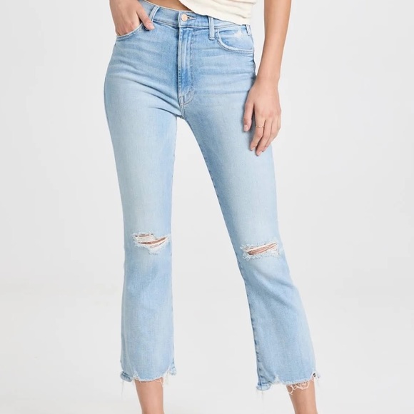 MOTHER Denim Jeans The Hustler Ankle Chew Jean